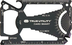 True Utility Cardsmart Multi-tool Card Black