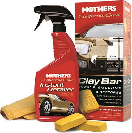 Mothers Спрей За почистване за Body California Gold Clay Bar Kit