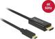 DeLock Cable HDMI male - USB-C male 3m Μαύρο