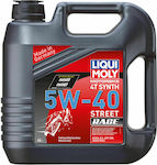 Liqui Moly Motorbike 4T Synth Synthetic Motorcycle Oil for Four-Stroke Engines 5W-40 4lt