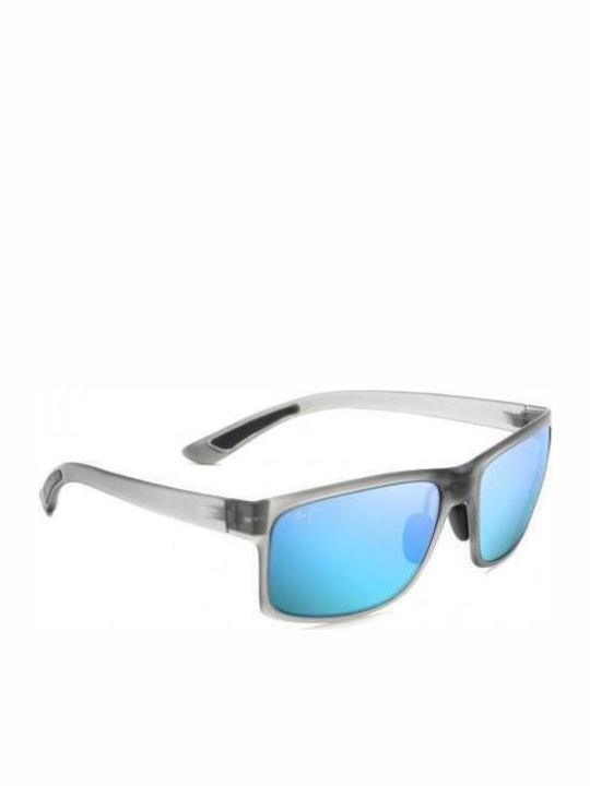 Maui Jim Ανδρικά Γυαλιά Ηλίου με Γκρι Κοκκάλινο Σκελετό και Γαλάζιο Polarized Καθρέφτη Φακό B439-11M