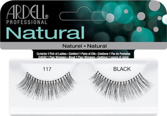 Ardell Natural False Lashes in Black color 117