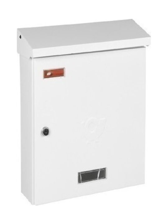 Mailbox Biometal Ancona - white