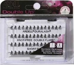 Ardell Double Up Short Black Cluster Lashes in Black color 56pcs