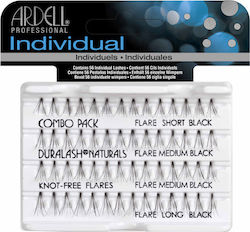 Ardell Individuals Βλεφαρίδες Τουφάκια Combo Pack Black