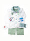 Αποκριάτικη Παιδική Στολή Green Doctor with Accessories in Garment Bag