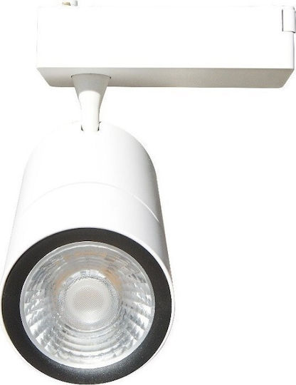 Atman Single LED Warm White Spot in White Color