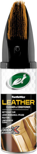 Turtle Wax Leather Cleaner & Conditioner Αφρός Καθαρισμού για Δερμάτινα Μέρη Αυτοκινήτου 400ml