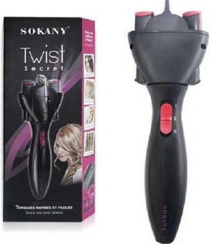 Sokany Twist Secret to Create Easy Twists & Braids Hair Curling Iron CS-511
