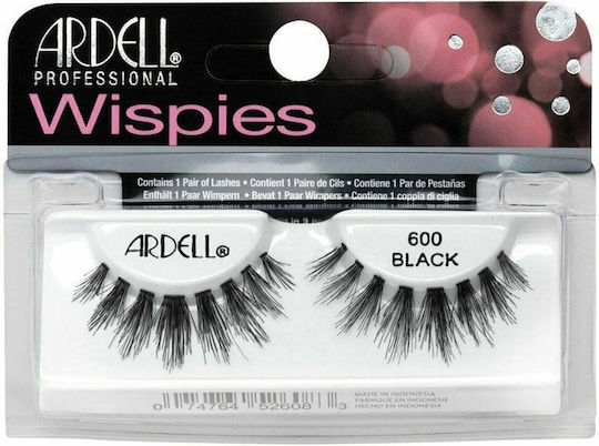 Ardell Wispies Self-Adhesive Βλεφαρίδες 600 Μαύρες