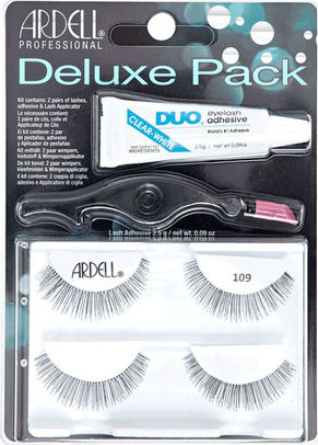 Ardell Deluxe Pack False Lashes in Black color 109 2pcs