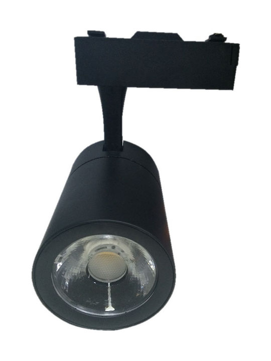 Atman TRC-00123 Einzel LED Warmes Weiß Spot in Schwarz Farbe
