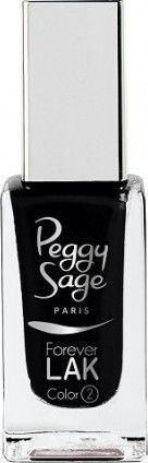 Peggy Sage Nail Lacquer Forever Lak Glanz Nagellack Schwarz 11ml