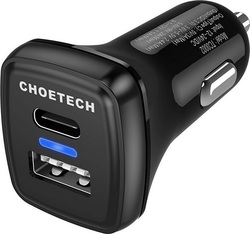Choetech TC0005 Auto-Ladegerät mit Anschluss 1xUSB-A Choetech TC0005 Auto-Ladegerät mit Anschluss 1xUSB-A