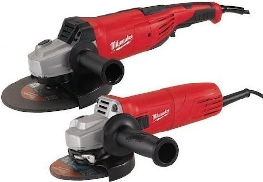 Milwaukee AG 22-230 DMS & AG 800-125 E Tool Set Power with Case