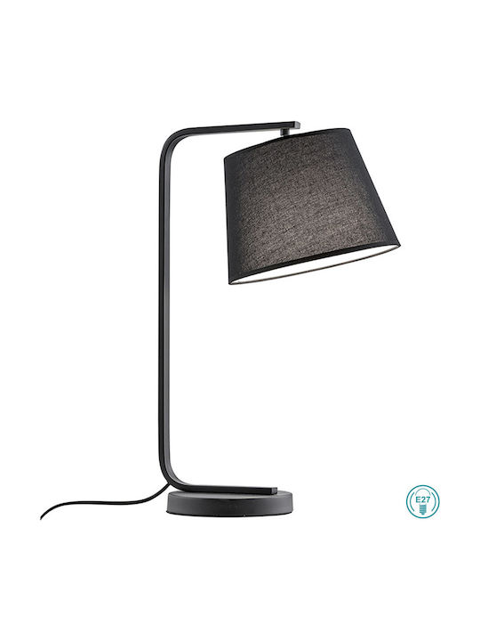 Viokef Cobbe Modern Table Lamp E27 Black/Black 4174900