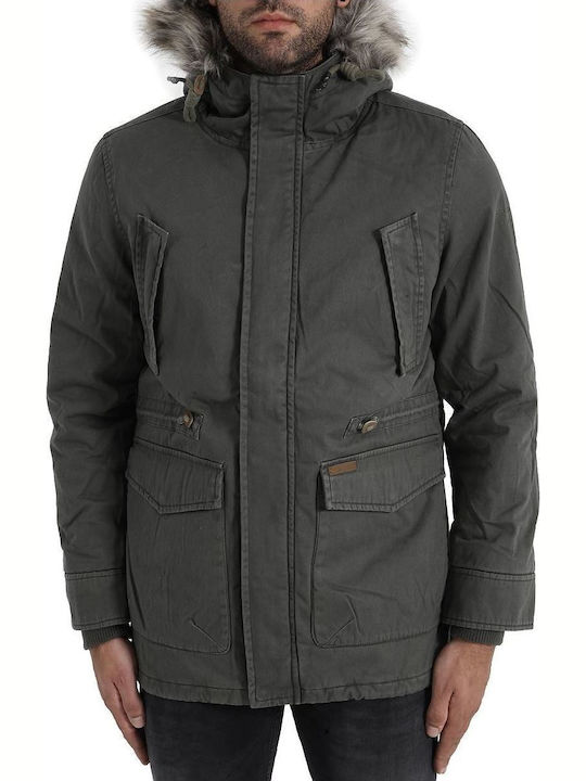 Basehit M1679C Jacke Parka Khaki
