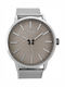 Oozoo Timepieces Ανδρικό Ρολόι 48mm Μπαταρίας με Ασημί Μεταλλικό Μπρασελέ