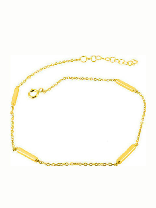 Silver plated gold plated anklet 925