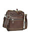 Kappa Bags 2677 Leather Men's Bag Shoulder / Crossbody Brown