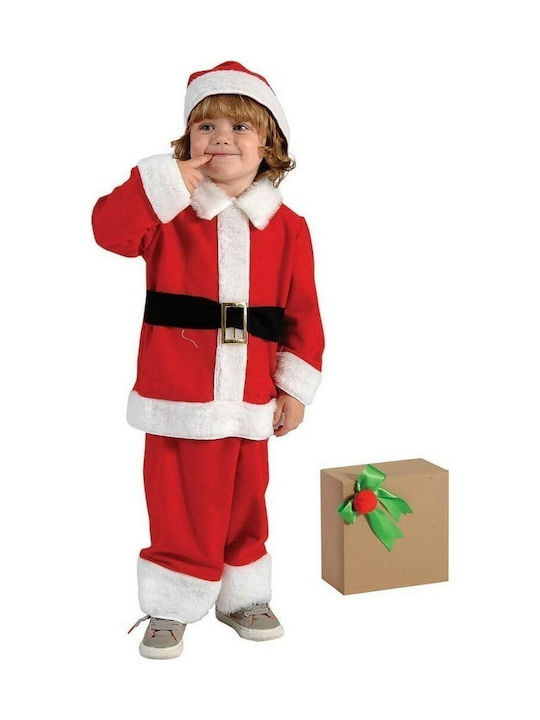 Fun Fashion Άγιος Βασίλης Kids Christmas Santa Claus Costume Red