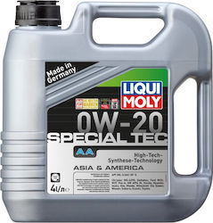 Liqui Moly Λάδι Αυτοκινήτου Special Tec AA 0W-20 για κινητήρες Diesel 4lt