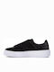 Basket Platform Strap Γυναικεία Sneakers Μαύρα