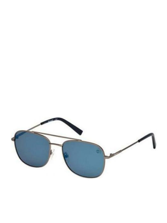 Timberland Sonnenbrillen mit Gray Rahmen und Blau Polarisiert Linse TB9122 09D