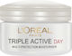 L'Oreal Paris Triple Active 24-часов Хидратиращ Крем за Лице и Устни Дневен с Церамиди 50ml