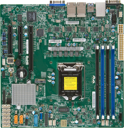 Supermicro X11SSH-LN4F C236 Дънна платка Micro ATX с Intel 1151 Сокет