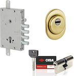 Armoured lock Cisa Revolution Pro Set with Cisa P8 cylinder