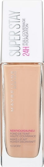 Maybelline Super Stay 24H Full Coverage Liquid Make Up 010 Ivory 30ml