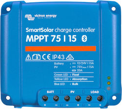 Victron Energy MPPT Solar Charge Controller SmartSolar MPPT 75/15 24V / 15A SCC075015060R Victron Energy MPPT Solar Charge Controller SmartSolar MPPT 75/15 24V / 15A SCC075015060R