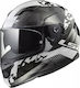 LS2 FF320 Stream Evo Full Face Helmet with Sun Visor ECE 22.05 1550gr Hype White/Black/Titanium