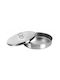 Venus Baking Pan Round with Lid of Stainless Steel 36cm