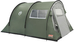Coleman Coastline 4 Deluxe Τούνελ Πράσινη με Διπλό Πανί 4 Ατόμων