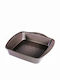 Pyrex Asimetria Tăvi de copt Rectangular Aluminiu cu Strat Antiaderent 24x24cm