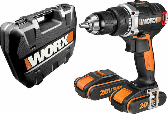 Worx WX175 Mașină de găurit Baterie Fără perii 20V 2x2Ah WX175