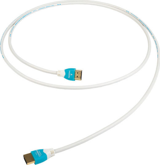 Chord C-View HDMI 2.0 Premium High Speed 4K 60Hz HDR Kabel HDMI-Stecker - HDMI-Stecker 0,75m Weiß