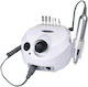 ZS-601 Freză pentru Unghii Electrică 15W Alb cu Pedală cu 25000 Rotiri pe Minut