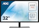 AOC Q3279VWF VA Монитор 31.5" QHD 2560x1440 с Време за Реакция 5мс GTG