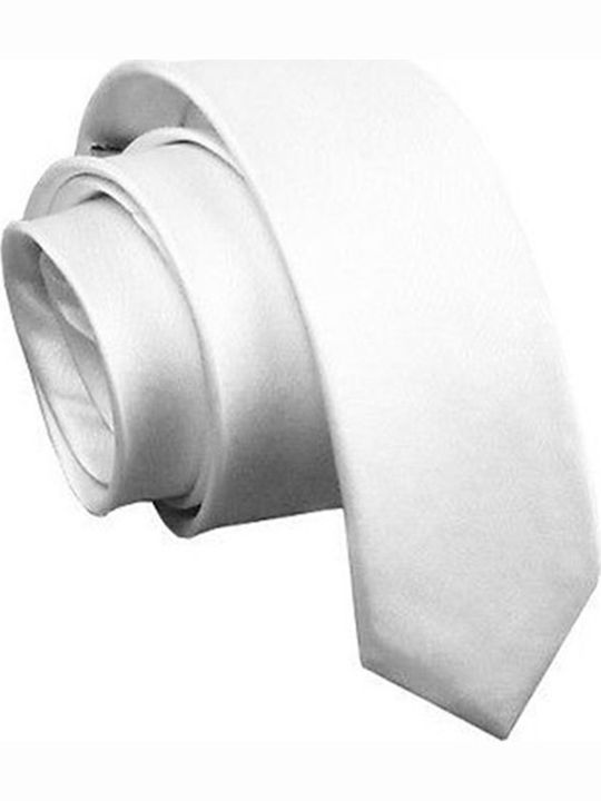 Cravată monocromă albă OEM 30140
