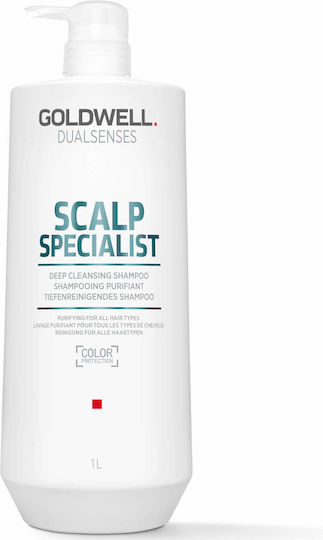 Goldwell Dualsenses Scalp Specialist Deep Cleansing Șampon Curățare Profundă și Strălucire pentru Toate Tipurile de Păr 1000ml