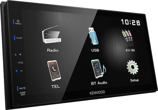Kenwood Ηχοσύστημα Αυτοκινήτου 2DIN (Bluetooth/USB) με Οθόνη Αφής 6.8"