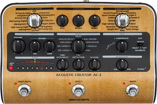 Zoom AC3 Multi-effects Effect Electroacoustic Instruments