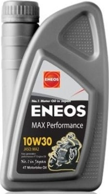 Eneos Max Performance Synthetic Motorcycle Oil for Four-Stroke Engines 10W-30 1lt