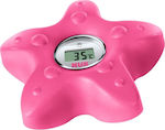 Nuk Digital Bath Thermometer Αστερίας 0°C - 50°C Pink