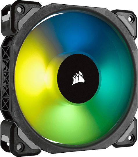 Corsair ML120 PRO RGB Gehäuselüfter mit Verbindung 4-Pin PWM 1Stück Schwarz
