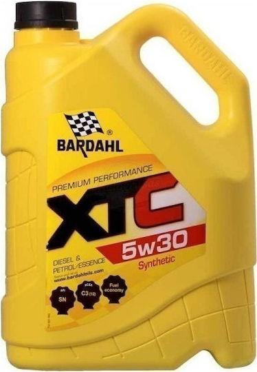 Bardahl XTC Синтетичен Масло за Автомобили 5W-30 5лт