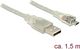 DeLock 1.5m Regular USB 2.0 to micro USB Cable Gray (83899)